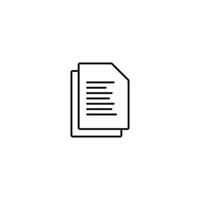 document icon logo vector design