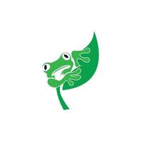 Frog Logo Template vector