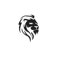 lion head icon logo vector design