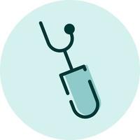 Textile tool, illustration, vector on a white background.