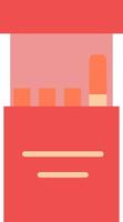 Pack of cigarettes, illustration, vector, on a white background. vector