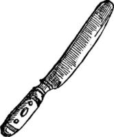 cuchillo, ilustración vintage vector