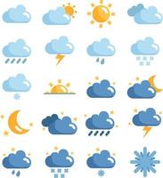 Weather cast, illustration, vector, on a white background. vector