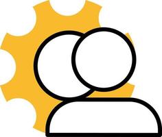 Project menagement coding, illustration, vector on a white background.