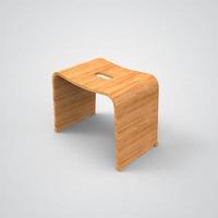 Wooden Table 3D Image photo