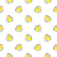 Cheese sauce ,seamless pattern on white background. vector