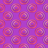 Circles , seamless pattern on a purple background. vector