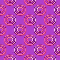 Circles , seamless pattern on a purple background. vector