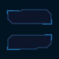 Futuristic user interface illustration vector