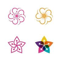 flower vector icon design