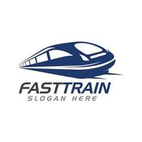 Icono de tren rápido, diseño de ilustraciones vectoriales vector
