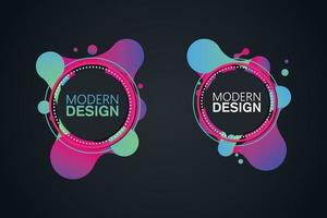 vector frame for text Modern Art graphics