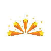 Star Background Template vector illustration