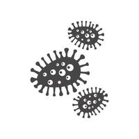 Virus vector illustration icon