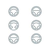 Driver icon Template vector illustration