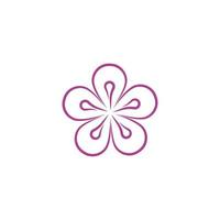 flower vector icon design