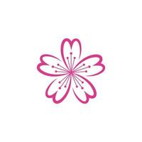 flower vector icon design