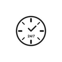 24 Hour icon vector illustration design