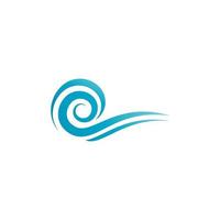 Water wave icon vector design