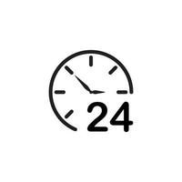 24 Hour icon vector illustration design