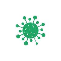 corona Virus vector illustration icon