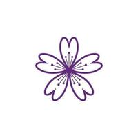 flower vector icon design