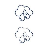 Water drop Logo Template vector