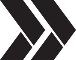 ilustración abstracta del logotipo del botón de reproducción en un estilo moderno y minimalista png