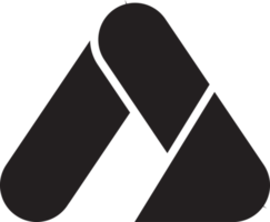 abstract brief een logo illustratie in modieus en minimaal stijl png
