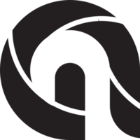 linha abstrata e ilustração de logotipo de conexão em estilo moderno e minimalista png