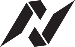 abstrakt två rader logotyp illustration i trendig och minimal stil png