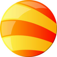 abstract cirkel en lijn logo illustratie in modieus en minimaal stijl png