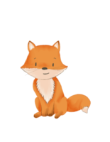 desenho de raposa de desenho animado animal png