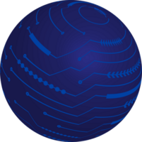 globe de technologie moderne png