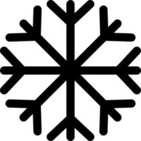 Snowflake, vector icon.