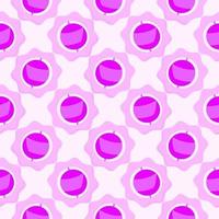Violet kid toy, seamless pattern on light pink background. vector