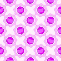 Violet kid toy, seamless pattern on light pink background. vector