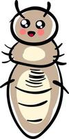 Cute lice, illustration, vector on white background.