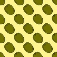 Green olives pattern , illustration, vector on white background