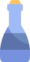 Jug of wine, illustration, vector, on a white background. vector