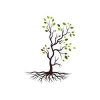 Tree branch vector ilustration design