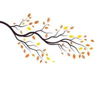 Tree branch vector ilustration design