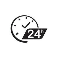 24 Hour icon vector illustration design