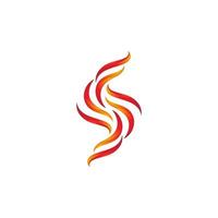 flame icon fire vector design