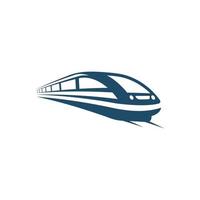 Icono de tren rápido, diseño de ilustraciones vectoriales vector