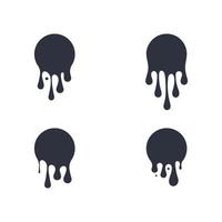 ink drop Vector icon design illustration