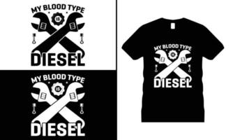 Mechanic Engineer T-shirt Design vector. Use for T-Shirt, mugs, stickers, etc. vector