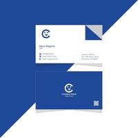 Professional modern creative and simple business card design template vector