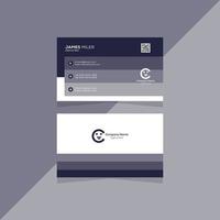 Professional modern creative and simple business card design template vector