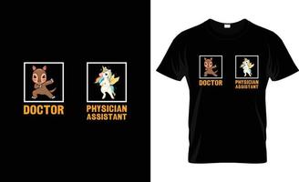 diseño de camisetas de médicos, eslogan de camisetas de médicos y diseño de prendas de vestir, tipografía de médicos, vector de médicos, ilustración de médicos